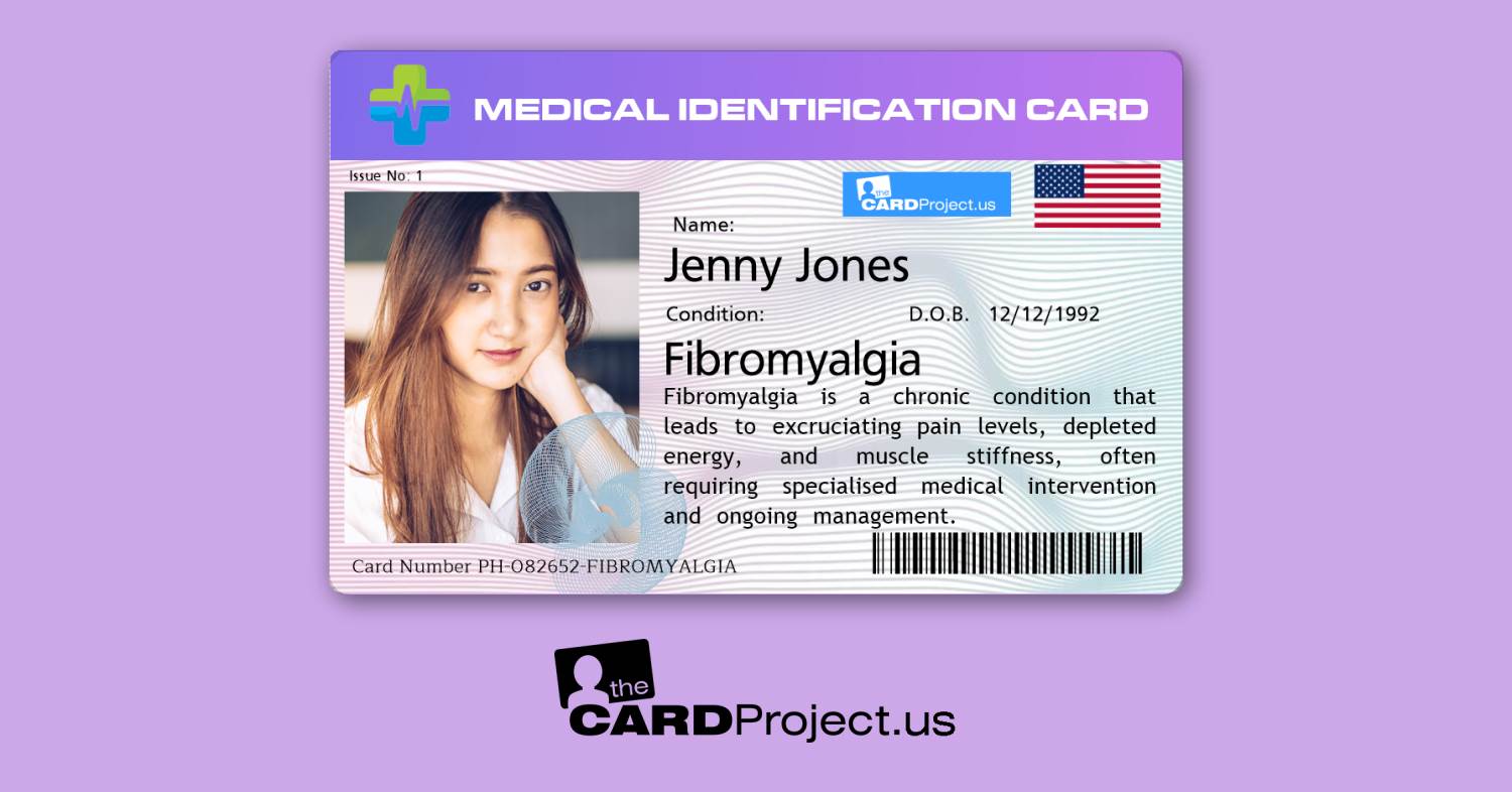 Fibromyalgia Premium Medical Card (FRONT)